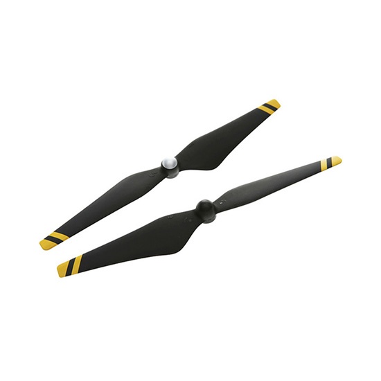9450碳纤增强自紧桨 (全塑桨毂,黑色加黄色彩条)